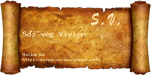 Süveg Vivien névjegykártya